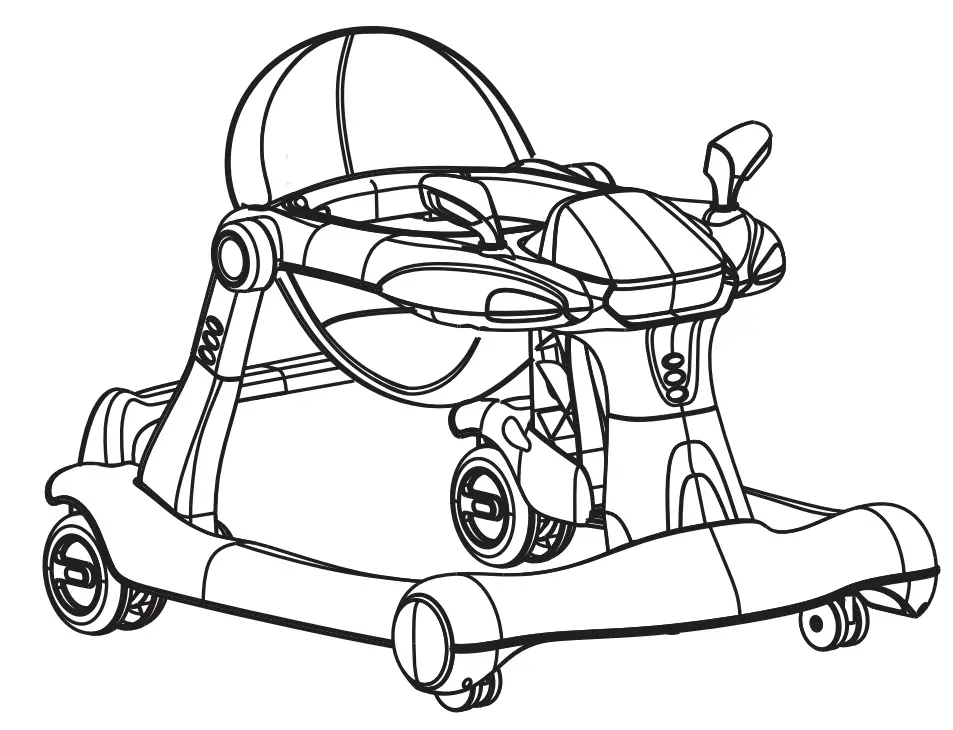 Baby Walker 2 in 1 Rider