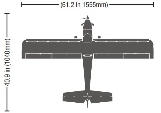 HORIZON E-flite Turbo Timber Evolution 1.5m - Spacification