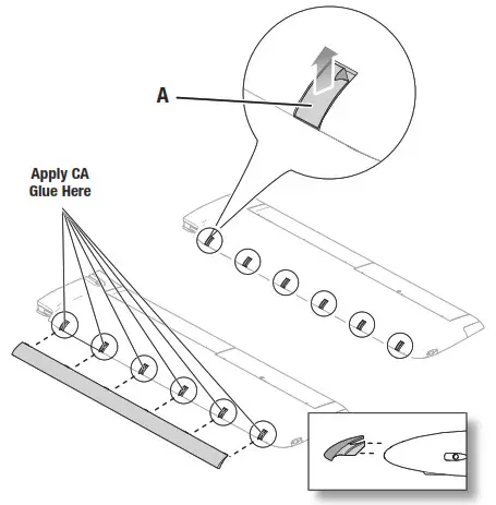 HORIZON E-flite Turbo Timber Evolution 1.5m - Wing Assembly
