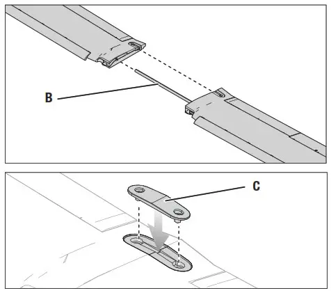 HORIZON E-flite Turbo Timber Evolution 1.5m - Wing Installation 2