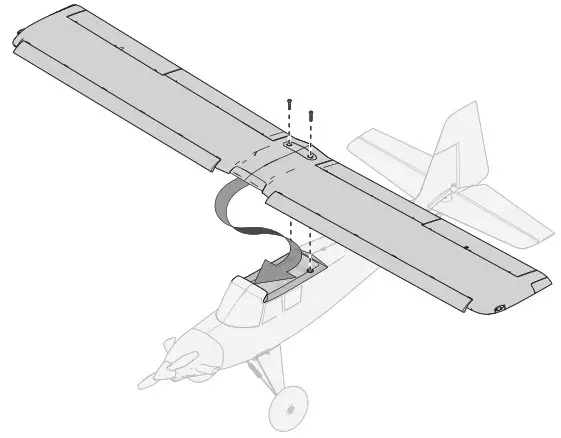 HORIZON E-flite Turbo Timber Evolution 1.5m - Wing Installation 3