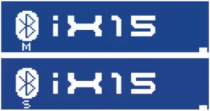 iX DSP Menu - Main Screen