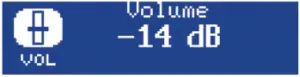 iX DSP Menu - Volume