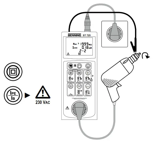 BENNING ST 725 Digital Portable Device Safety Tester - Fig1