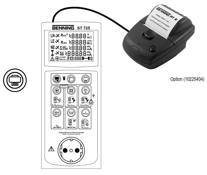 BENNING ST 725 Digital Portable Device Safety Tester - Fig10