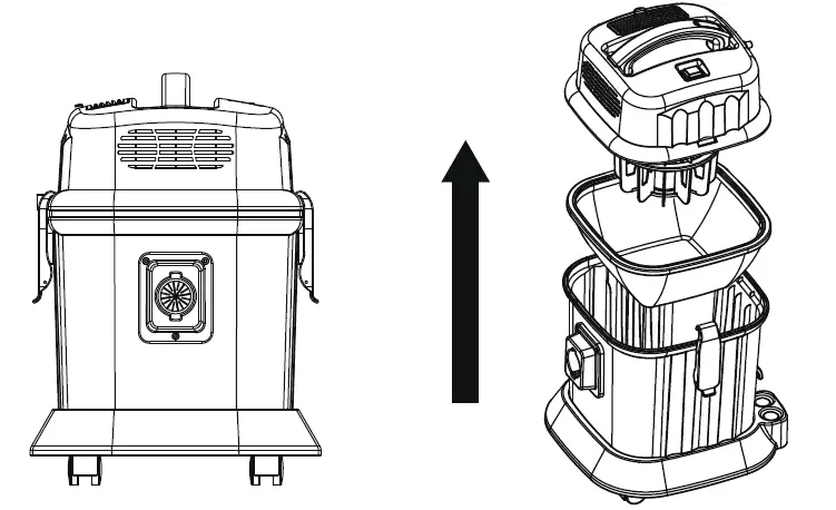 Electrolux Wet and Dry Vacuum Cleaner Flexio Power Clean Z823 13