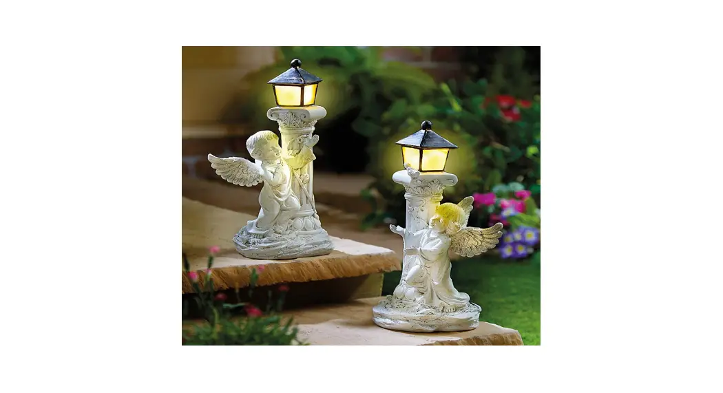 Coopers Of Stortford K322 Reading Boy And Girl With Solar Light Instructions