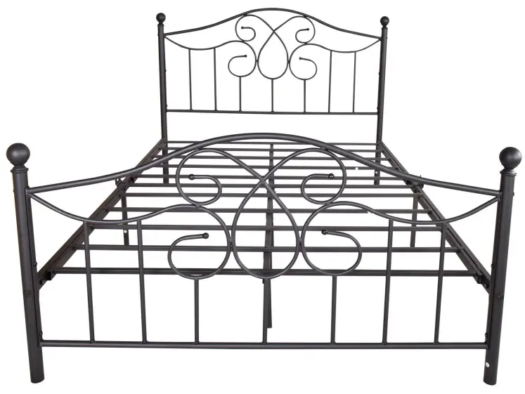 maocao hoom MZLW912709080F Black-Metal Frame Full Platform Bed -