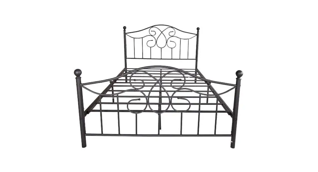 Maocao Hoom Mzlw912709080f Black-metal Frame Full Platform Bed Owner's Manual