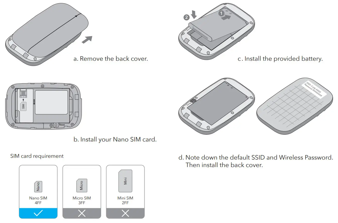 cudy MF4 Mobile Wi-Fi Router - Figure 1