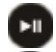 Play or pause button