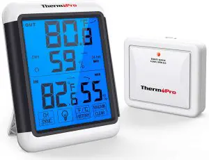 ThermoPro Wireless Indoor Outdoor Humidity and Temperature Monitor
