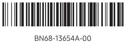 SAMSUNG QA43LS03B 43 Inch The Frame QLED 4K Smart TV - bar code