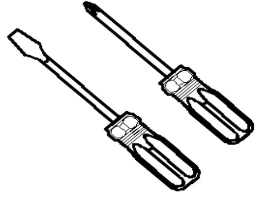 Phillips heat flat blade screwdriver