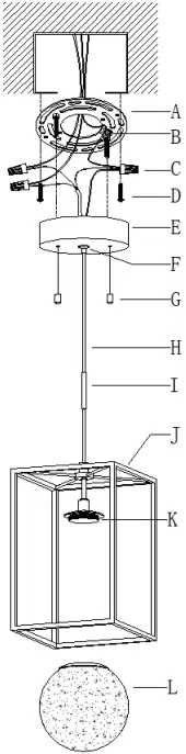 ZEVNI A04415 Mordy 6 Inch Wide Black LED Mini Pendant 02