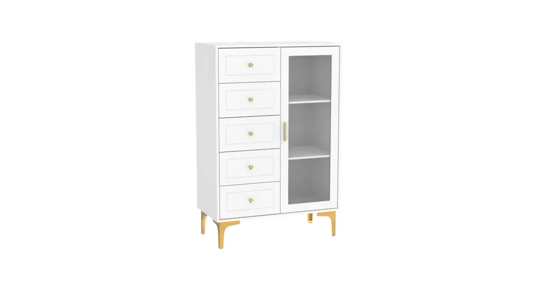 Fufu Gaga Ljy-kf020282-01 White 3-drawer Standard Dresser Instruction Manual