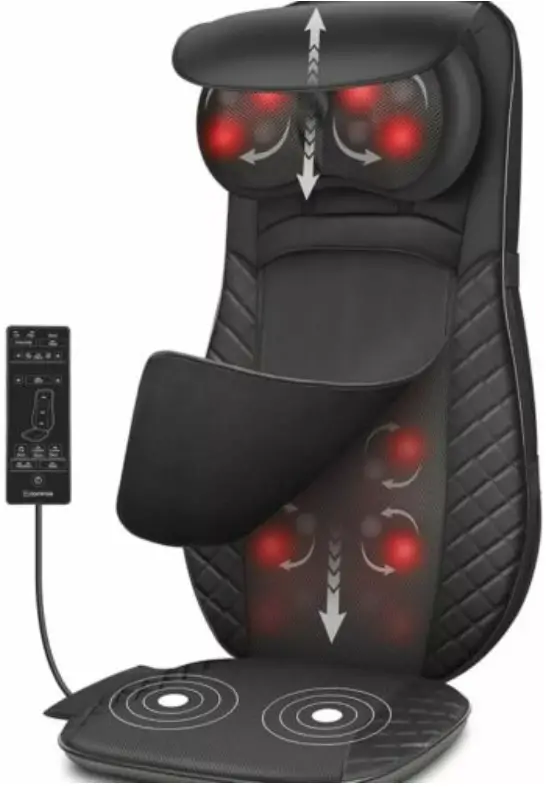 COMFIER CF-2317 Shiatsu Neck and Back Massager with Heat