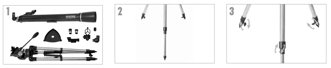 CELESTRON 22160 AstroMaster 90AZ Telescope with Smartphone Adapter and Bluetooth