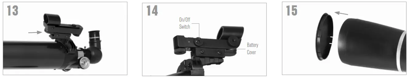 CELESTRON 22160 AstroMaster 90AZ Telescope with Smartphone Adapter and Bluetooth - Fig4