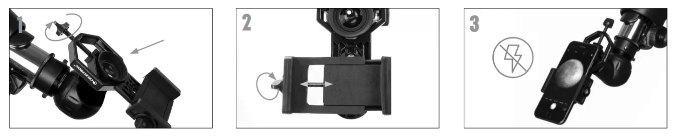 CELESTRON 22160 AstroMaster 90AZ Telescope with Smartphone Adapter and Bluetooth - Fig7