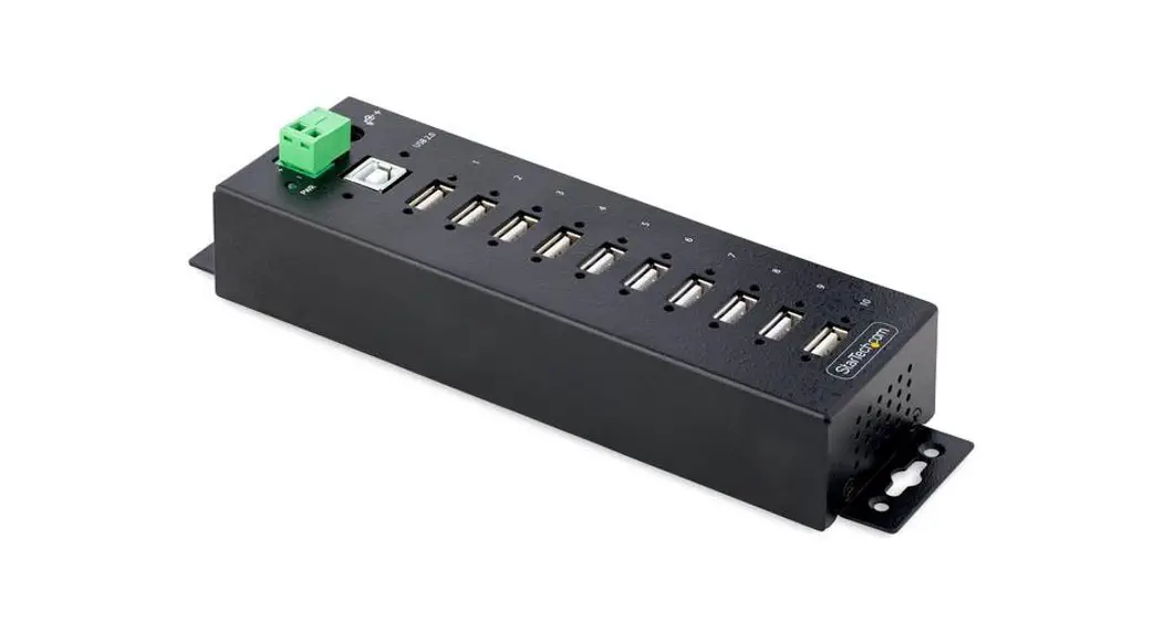 Startech Com Usb210aind-usb-a-hub 10-port Industrial Usb 2.0 Hub User Manual