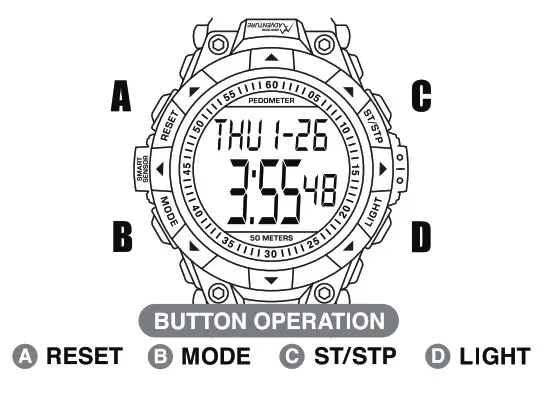 Armitron Adventure Md16388 Series Watch User Manual