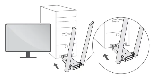 UGREEN-SM493-AC1300-High-Gain-Dual-Band-Wireless-Adaptor-FIG-1