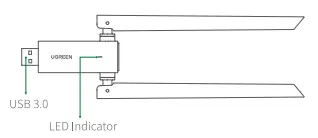 UGREEN-SM493-AC1300-High-Gain-Dual-Band-Wireless-Adaptor-FIG-8