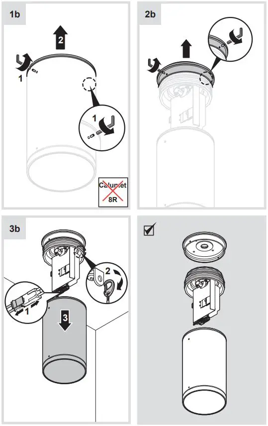 Artemide CALUMET Outdoor LED Ceiling Light-FIG8