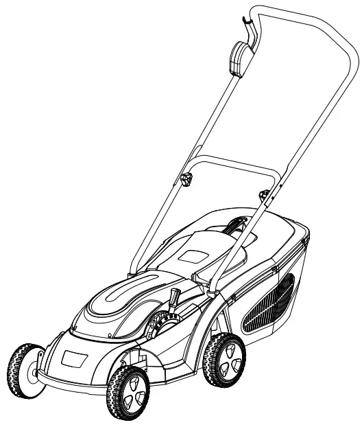 3MG380 Electric Grass Lawn Mower
