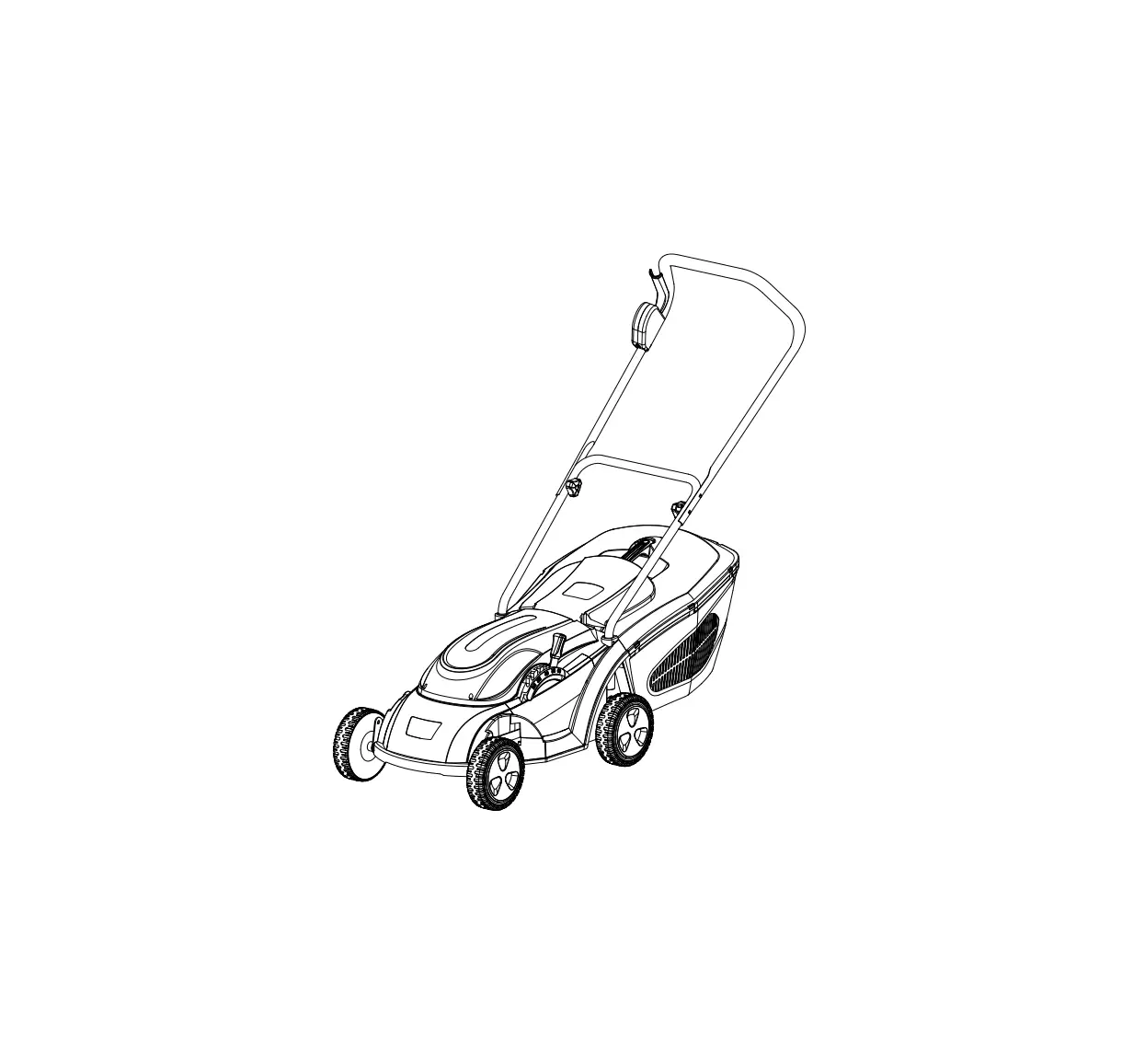 Ferrida 3mg380 Electric Grass Lawn Mower User Manual