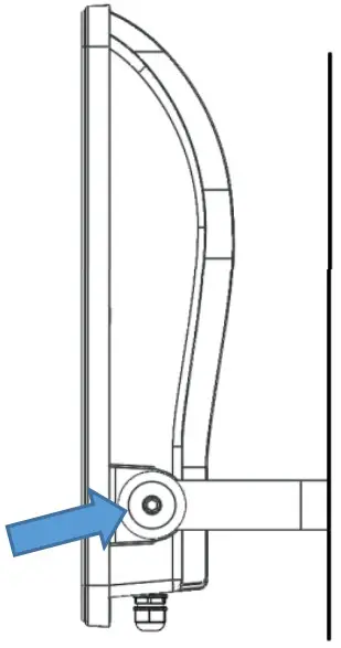 Dextra Opus 3 LED Flood Light - saddle bracket