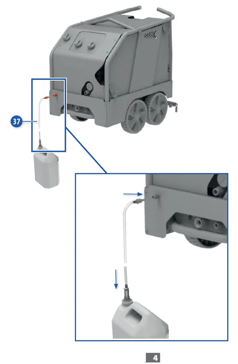 COME T KP STEEL Hot Water High Pressure Cleaners - figer 3