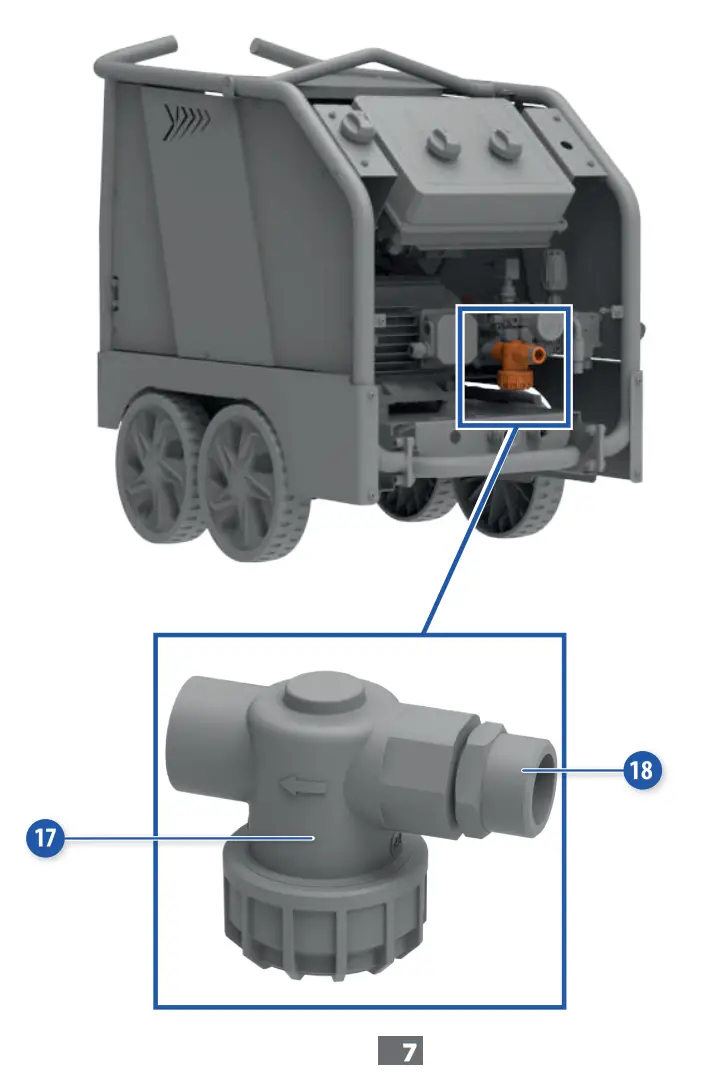 COME T KP STEEL Hot Water High Pressure Cleaners - figer 6