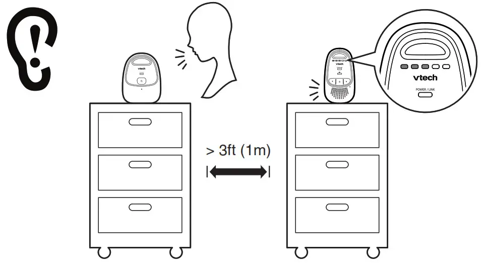 vtech DM111 Digital Audio Baby Monitor--Before use