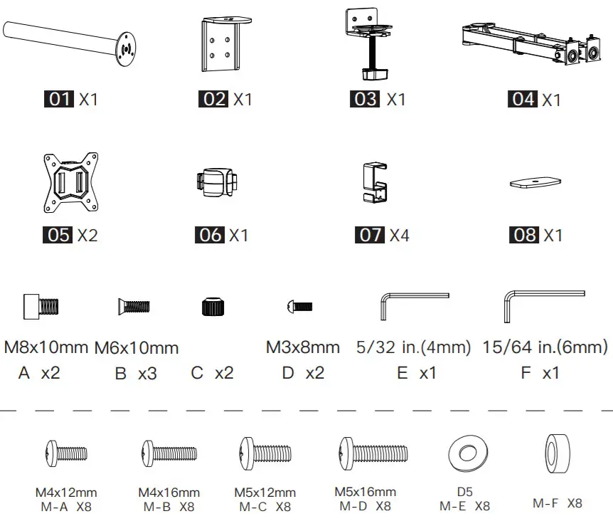 ErGear Monitor Table Stand EGCM1 -figure 1