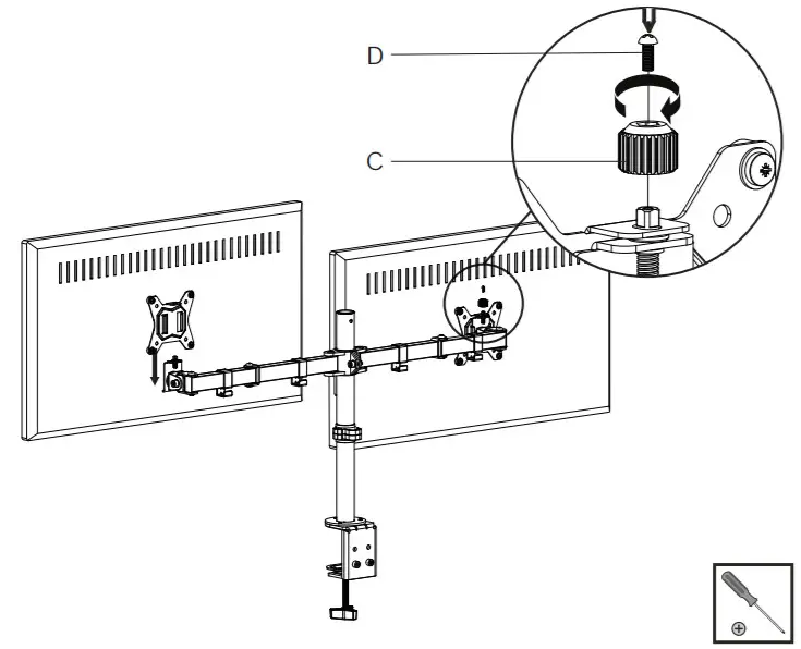 ErGear Monitor Table Stand EGCM1 -figure 14