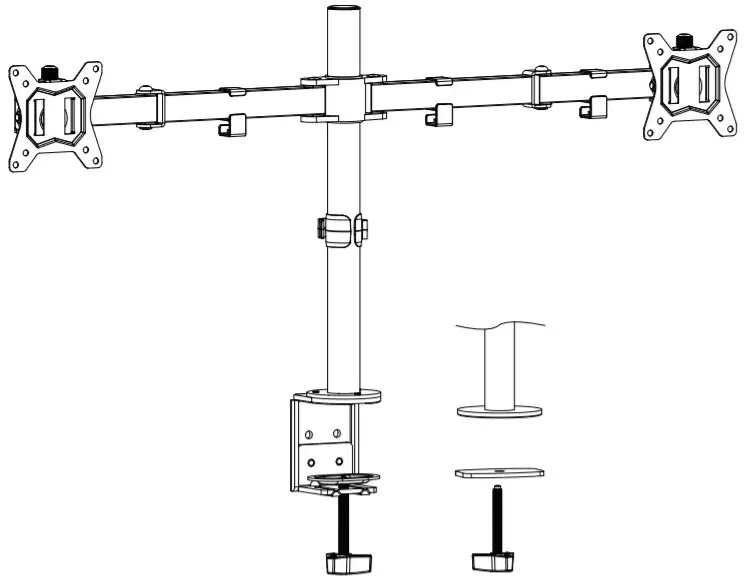 ErGear Monitor Table Stand EGCM1 -figure