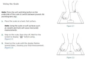 FIG 6 Using the Scale