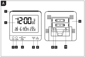 hama Radio Controlled Clock RC 550 - fig
