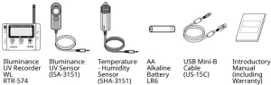 TANDD RTR-574 Illuminance UV Recorder WL - CONTENTS S