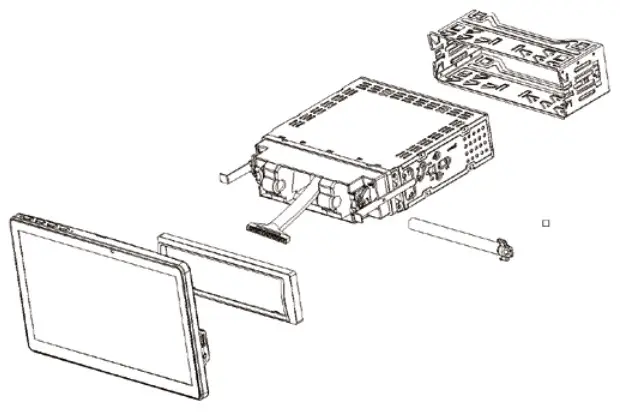 Dual XVM1000Ui 10.1 inch Single- Installtion