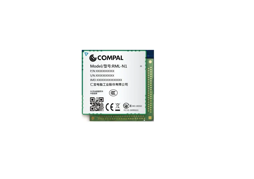 Compal Rml-n1 Lga Module User Manual Compal Rml-n1 Lga Module User Manual