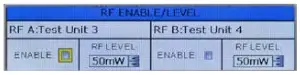 RF Enable/Level