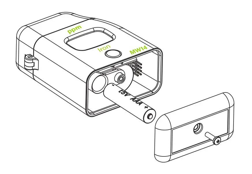 milwaukee MW14 Digital Iron Tester - BATTERY REPLACEMENT