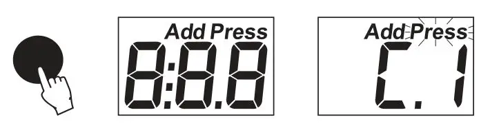 milwaukee MW14 Digital Iron Tester - Turn the tester on by pressing the button