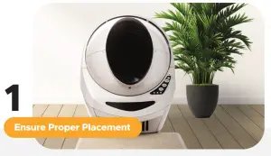 whisker 251802 Automatic Self Cleaning Litter-Box- Placement