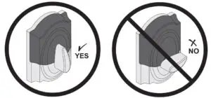 Fig 12 Rotate the thumbturn to a vertical position
