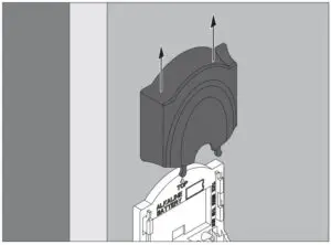 Fig 13 Remove the battery cover.