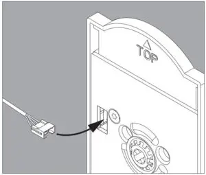 Fig 14 Route battery cable from the touchscreen
